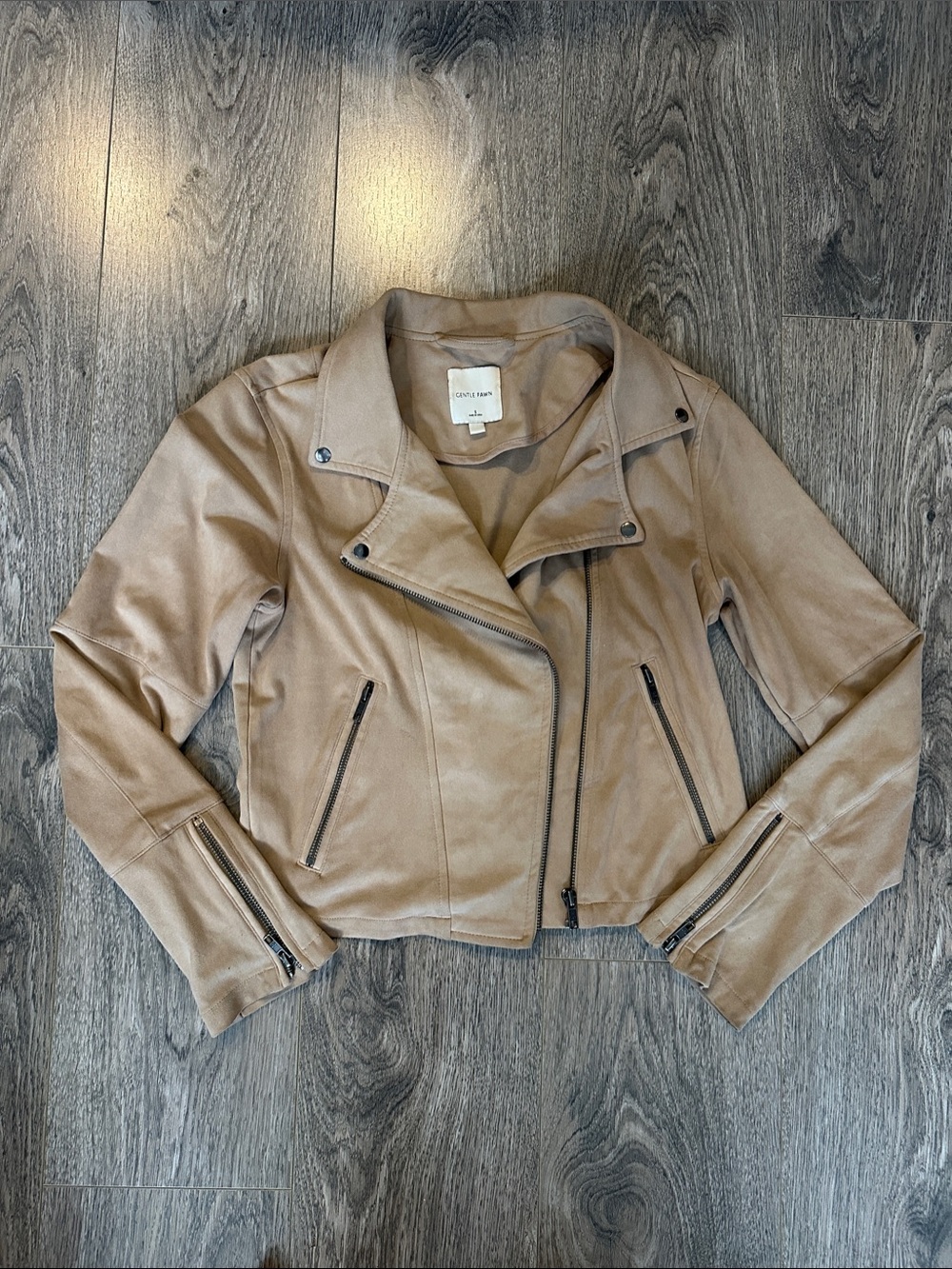 Suede Moto Jacket